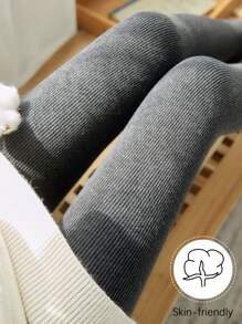 1双女士高腰加厚天鹅绒连裤袜 300克（黑色/深灰色/浅灰色），舒适紧身裤