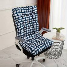1PC One-Piece Seat Cushion, Back Support Integrated Office Thickened Chair Cushion Recliner Rocking Chair Long Cushion Rattan Chair Cushion - Multicolor - View 13