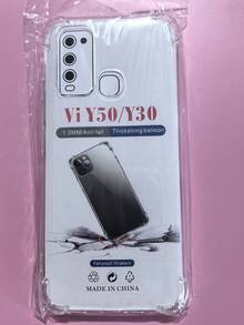 1 件透明防摔外壳，适用于 Vivo 系列、Vivo 手机透明防摔手机壳、手机壳、手机保护套、手机壳、手机套、四角防摔手机壳、透明手机壳、极简手机壳、纯色手机壳、透明手机壳、TPU 防摔手机壳（军用级防摔） - 無色 - 查看 26