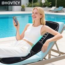 1 pieza Cojín de masaje inteligente y cálido - Vibración de Body completo, comodidad para el hogar y la oficina, spa (enchufe estándar europeo)