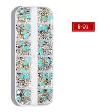 1 صندوق ، مجوهرات أسنان يو تو كيه لامعة قابلة للتجميع مجوهرات صغيرة بالأحجار الكريمة الدائرية لإضفاء الطابع الأنيق على أسنانك لتزيين جسمك على الموسيقى العالمية والحفلات!