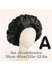 1/2pcs Luxurious Satin & Silk Bonnet For Sleeping - Adjustable Comfort Fit With Tie Band - Unisex Night Hair Protection For Men & Women Shower Towels For Beauty Salon, Hotel Sports,Home Essentials, Towel, Skin Care
