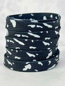 1 Cặp dây giày dệt thoi bằng polyester họa tiết da báo nhiều màu thời trang, phù hợp cho giày thể thao, giày chạy bộ, giày vải - Nhiều màu - Xem 5