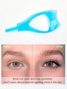 Bộ 2/1 dụng cụ chuốt mascara 3 trong 1, bao gồm dụng cụ bảo vệ mascara, dụng cụ hỗ trợ chuốt mi, 1 dụng cụ trang điểm tái sử dụng, phù hợp cho người mới bắt đầu chuốt mascara và kẻ mắt tự nhiên không bị vón cục, bao gồm dụng cụ tách mi và nhíp, lý tưởng cho các bạn nữ, quà tặng, du lịch, đồ dùng giá rẻ, vật dụng cần thiết khi đi du lịch. - Nhiều màu - Xem 3