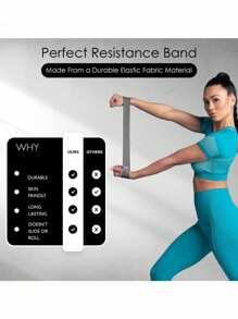 Set de 5 bandas de resistencia para entrenamiento de recuperación, moldeado y acondicionamiento físico, accesorios de gimnasio