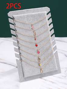 1件/2件火焰造型项链吊坠展示收纳板架珠宝整理架，是圣诞节、感恩节、新年和情人节礼物的完美之选，时尚实用的珠宝收纳方案，是家居装饰和零售展示的理想之选，用这款优雅的收纳架提升您的珠宝收藏，非常适合展示您最喜爱的项链和吊坠，让您的配饰自由摆放且易于取用，是时尚爱好者和送礼者的必备之选。 - 均碼 - 查看 18