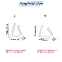 8 piezas de Clips transparentes antideslizantes para manteles, Fijadores de manteles de cocina, Clips de plástico para manteles para el hogar, bodas, cenas, herramienta esencial para la cocina y el comedor