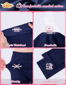 Halloween Kids Costumes Girls Leggings Cotton Leggings Toddler Footless Girls Pants Stretchy Girl's Pants Infant Basic Leggings Size 6M -14Y