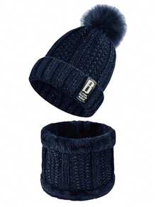 7/5/4/2/1piece Set Of Hat, Scarf, Earmuffs, Gloves, Socks. Children's Winter Windproof, Cold-Proof And Warm Artifact, Thickened And Velvet Suit, Outdoor Snow Warm Suit (Earmuffs Style And Color Are Random.Suitable For 12-16 Years Old) - Multicolor - View 36