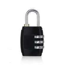 1pc 4 Digit Password Lock Zinc Alloy Password Padlock For Door Gym Drawer Zipper Luggage Trunk Cabinet Gift Code Resettable - Multicolor - View 15