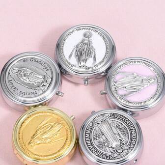 1 件合金念珠盒，多种颜色可选，工艺精湛，适合作为礼物送给朋友