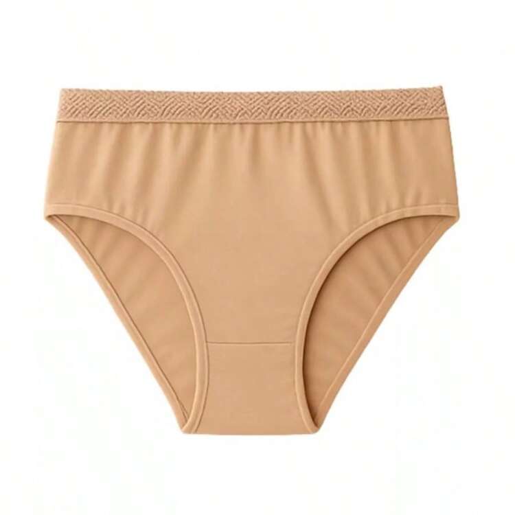 Kit 5 Plus Size Panties High Waist Micro Fiber Lining 100% Cotton - Nhiều màu - Xem 2