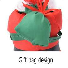 Christmas Decoration 25cm Single-Person Climbing Rope Santa Claus Hanging Ornament, Suitable For Party Decorations And As A Small Gift For Good Friends.