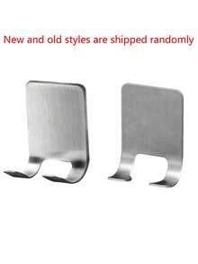 1/2/5pcs 304 Stainless Steel Shaver Hanger Perforation-Free Wall Mounted Storage Rack For Bathroom Living Room Kitchen Home Bathroom Decor Fall Decor Back To School