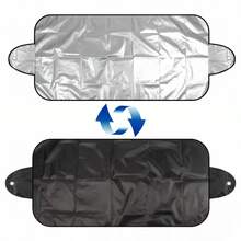 1pc Universal Car Windshield Cover, Suitable For Snow And Sun, Polyester Fiber, All-Weather Protection, Summer Sunshade And Winter Snow Proof, Essential Vehicle Accessory, Car Owner Gift - Multicolor - View 7