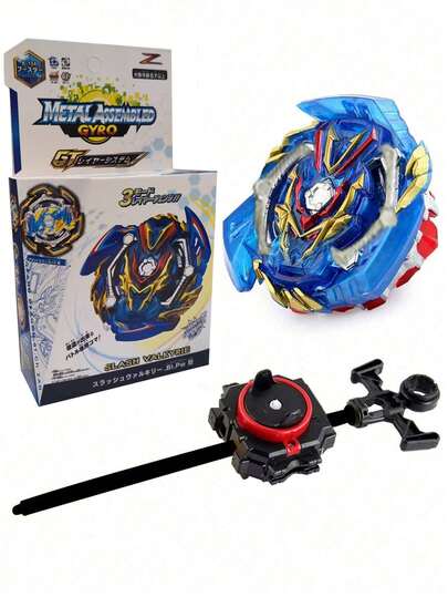B-134 Ultimate Goddess Of War Burst Metal Fusion Spinning Top With Launcher, Battle Game Toy, Christmas Gift