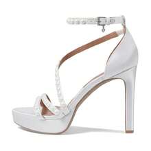 Naturalizer Pnina Tornai Love 3 Sandals Women's US 6.5 White Ankle Strap ZOGG606 - 白色 - 查看 2