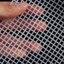 5 件 33x50cm 塑料网 用于钩针和缝纫工艺品的塑料网 DIY 手工缝纫配件礼品 免费裁剪设计 塑料网袋钩针衬里网 - 白色大孔網--5pcs - 查看 10