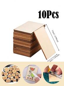 1-32pcs Unfinished Plywood Craft Boards - Measuring 5.91 Inches X 3.94 Inches 2 Mm Thick Compatible With Laser Cutting, Engraving, And Wood Burning - Multifunctional Plywood Sheets Measuring 5.91 Inches X 3.94 Inches And 2 Mm Thick.