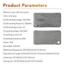 Hailicare 10-Level Heating Waist Wrap Heating Pad, Multi-Function Electric Heating Blanket, 4-Timer Setting, Home Heating Device, Warm Hand Warmer, Uterus Warmer, Full Body Warmer, Menstrual Cramp Relief Heating Pad