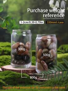 100/300/500/800g Colorful Pebbles Indoor Potted Green Plants Decorative Stones, Outdoor Gardens Used As Paving Stones, Aquarium Fish Tank Turtle Tank Decorative Sand Stones, Ramadan Courtyard Decorative Stones, Garden Bonsai Filled With Polished Stones - Multicolor - View 7