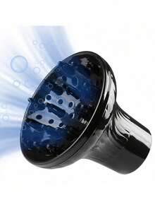 吹风机扩散器喷嘴，蜗牛卷发丰盈器，可调节以适应 1.5 英寸 - 2.7 英寸的吹风机，适用于市场上 90% 以上的吹风机设计，返校、旅行度假必备品，女士发饰 - 彩色 - 查看 16