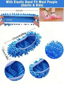 2pcs Colorful Snow Neil Cleaning Shoe Cover, Multi Functional Mop Cover, Lazy Cleaning Gospel, One Step Cleaning, Embarking On A Portable Cleaning Experience, Dual Use For Dry And Wet, Essential For Home Cleaning, Suitable For Daily Household Cleaning Use, Making Floor Mopping More Easy And Fun