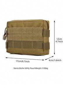 حقيبة أدوات EDC متعددة الوظائف للاستخدام الخارجي، حقيبة خصر رياضية بنظام Molle، كيس منظم، يمكن تثبيتها على الحزام أو حقيبة الظهر أو السترة - متعدد الألوان - مشاهدة 5