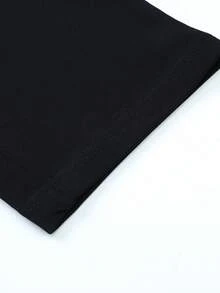 2PCS Men's Casual Sports Exercise Set, Comfortable And Breathable Casual Sports Stand-Up Collar Sweatshirt And Sports Jogging Pants, Fitness Exercises, Running Exercises, Golf, Tennis, Cycling, Gifts, Festivals, Leisure Weekends - màu đen - Xem 3