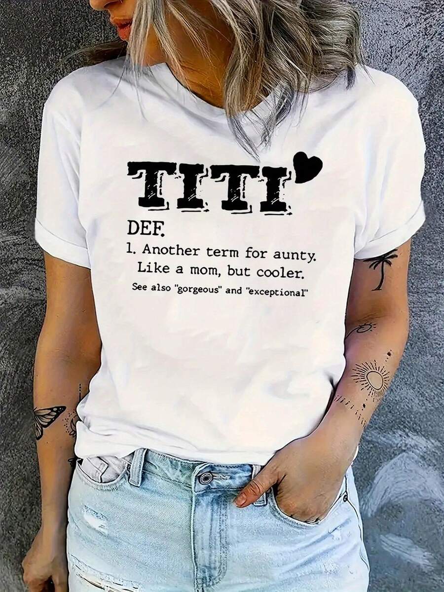 Geometric Heart '' Definition Print Short Sleeve Tee - Medium Stretch Polyester Blend With Spandex Crew Neck-Shirt - Fashionable All Seasonscotton Menkpop Labor Day Men Clothing Manfinity Romwe Shirts Men Shirts Graphic Tees Camisas Para Hombre Graphic Tees Graphic Te - 白色 - 查看 1