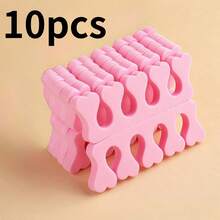 100 piezas Separadores de dedos de espuma rosa - Adecuados para manicura, pedicura y arte de uñas, Separadores de dedos/dedos de los pies de espuma, Almohadillas divisoras de uñas y dedos de los pies, Accesorios de esmalte de uñas sin olor, Kit de herramientas premium para arte de uñas y pulido para uñas, pedicura, aplicación de gel - Multicolor - Ver 13