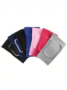 2pcs/1pair Men Women Elastic Elbow Pads Sport Fitness Elbow Support Thickened Sponge Elbow Brace Tennis Basketball Football Volleyball Arm Sleeve Pad Adults - Multicolor - View 2