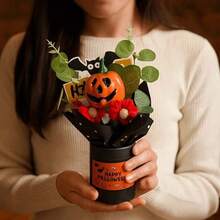 Halloween Table Centerpieces Decorations Halloween Table Artificial Flowers Tabletop Decor For Home Kitchen Indoor Party