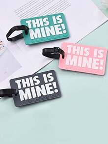 Personalized PVC Luggage Tags Suitcase Labels Travel Accessories Ideal Gift For Her Travel Essentials For Travel Backpack Travel Bag Luggage Suitcase Travel Gear Back To School Luggage Tag Travel Accessories Travel Essentials Travel Organizer For Beach Summer Vacation Back To School - Multicolor - View 9