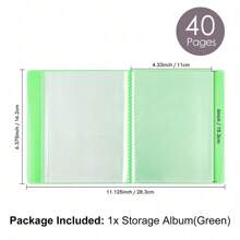 CYFUN DESIGN 1 Pc A6/Large Size Clear Sticker Photo Storage Album Stamp Cutting Dies Storage Book Organizer Folder - Clear - View 15