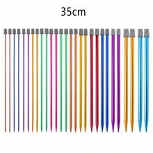 1 Set Of 14 Pcs 25cm/35cm Grey Knitting Needles, 2.0-10.0mm Colorful Knitting Needle Set, DIY Tools For Knitting Sweaters, Scarves, Socks, Etc. - Multicolor - View 11