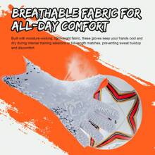 Professional Soccer Goalkeeper Goalie Gloves - Super Superior Grip,High Performance - Durable & Comfortable Training/Match Gloves For Adults, Youth (Size 6-10)