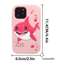 Children's Mobile Phone Toy, Cute Silicone Case Design, 2.8-Inch Touch Screen With Camera, Built-In Learning Games And MP3 Player, Suitable For Boys And Girls Aged 3-12 As A Gift Set
