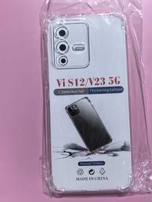 1 件透明防摔外壳，适用于 Vivo 系列、Vivo 手机透明防摔手机壳、手机壳、手机保护套、手机壳、手机套、四角防摔手机壳、透明手机壳、极简手机壳、纯色手机壳、透明手机壳、TPU 防摔手机壳（军用级防摔） - 無色 - 查看 13