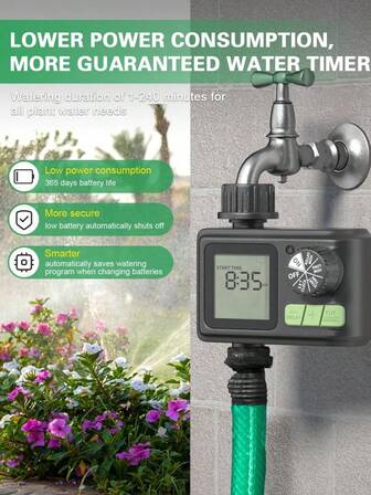 Super Timing System Outlet Water Timer Precisely Watering Up Outdoor Automatic Irrigation Fully Adjustable Program