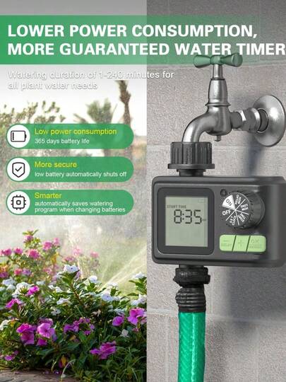 超级定时系统出水定时器精确浇水户外自动灌溉完全可调程序