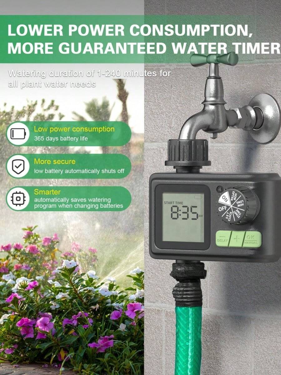 超级定时系统出水定时器精确浇水户外自动灌溉完全可调程序