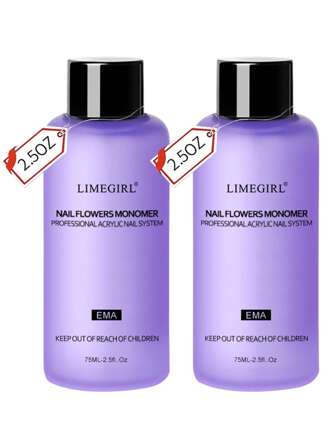 专业丙烯酸液态单体系统套装，适用于丙烯酸美甲延长，完美适用于美甲沙龙和DIY，可制作丙烯酸按压式美甲片。