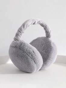 1 件可折叠汉堡耳罩，温暖毛绒耳套，可爱的冬季耳套，方便的可折叠设计秋季 - A - 查看 6
