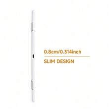 Fccemc Ultra-Thin LED Car Makeup High-Definition Sunglasses Makeup Hanging Frame USB Charging Sunshade Adjustable Light Touch Screen Automatic Facial Makeup Mirror For Women