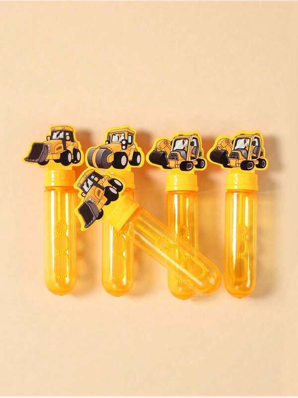10Pcs Empty Engineering Vehicle Pattern Bubble Tubes(Bubble Liquid Is Not Included),Thick Plastic Party Bubble Stick , Reusable Bubble Soap Bottle,Engineering Vehicle Party Favors & Decorations,Construction Vehicle Party Supplies,Outdoor Party Decoration,Bubble Birthday Party Gift,Gender Reveal Party Decor,Birthday Decorations,Babyshower Supplies,Wedding Decor,Wedding Items,Bridal Shower Favors,Holiday Party Supplies