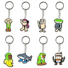 Set de 15 llaveros con temática de personajes de dibujos animados con mosquetón, regalo para fans de películas, amantes de Geta, cumpleaños, San Valentín, Navidad, fiestas de Halloween - Multicolor - Ver 3