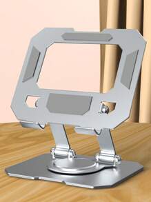 1个可调节碳钢平板电脑支架 - 360°旋转底座，多角度旋转，可折叠便携式桌面支架，笔记本电脑支架 - 彩色 - 查看 7