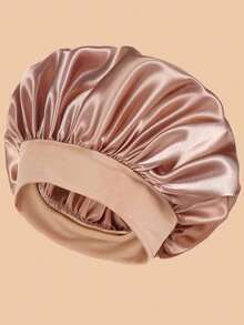 1/2pcs Luxurious Satin & Silk Bonnet For Sleeping - Adjustable Comfort Fit With Tie Band - Unisex Night Hair Protection For Men & Women Shower Towels For Beauty Salon, Hotel Sports,Home Essentials, Towel, Skin Care