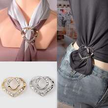 8Pcs Pearl & Rhinestone Shirt Buckle Set For Women – Heart, Daisy & Round Metal Clips For Scarf Styling, Waist Cinching, DIY T-Shirt Knotting, Fashion Layering & Outfit Upgrade Accessories - 8Pcs/Set - 查看 2